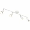 Luminaires Globo Lighting Spots Et Projecteurs|Matrix Plafonnier, Spot de plafond, Applique murale, Spot mural Blanc, 4 lumières
