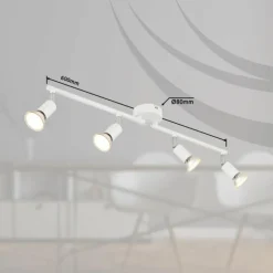 Luminaires Globo Lighting Spots Et Projecteurs|Matrix Plafonnier, Spot de plafond, Applique murale, Spot mural Blanc, 4 lumières