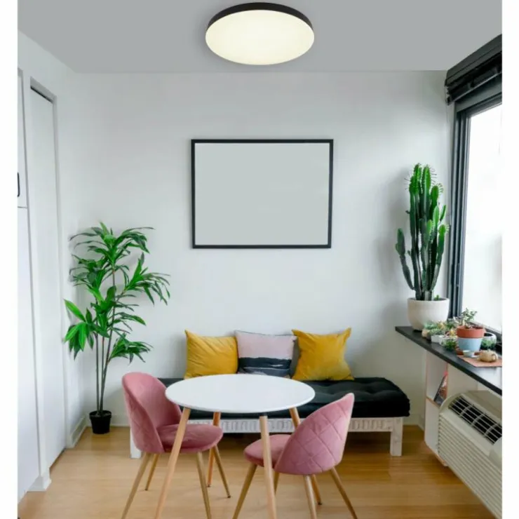 Luminaires Globo Lighting Éclairage Led|Matthew Plafonnier LED Noir, Blanc, 1 lumière