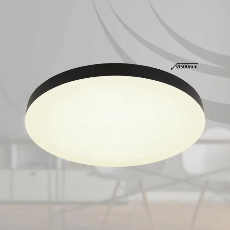 Luminaires Globo Lighting Éclairage Led|Matthew Plafonnier LED Noir, Blanc, 1 lumière