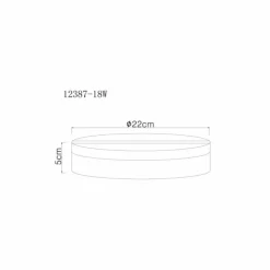 Luminaires Globo Lighting Éclairage Led|Matthew Plafonnier LED Blanc, 1 lumière