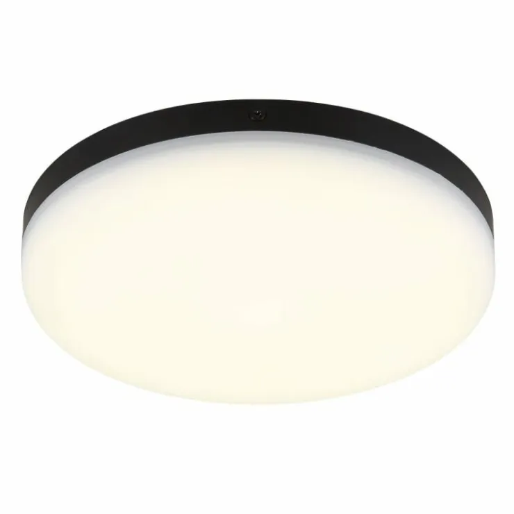 Luminaires Globo Lighting Éclairage Led|Matthew Plafonnier LED Noir, 1 lumière