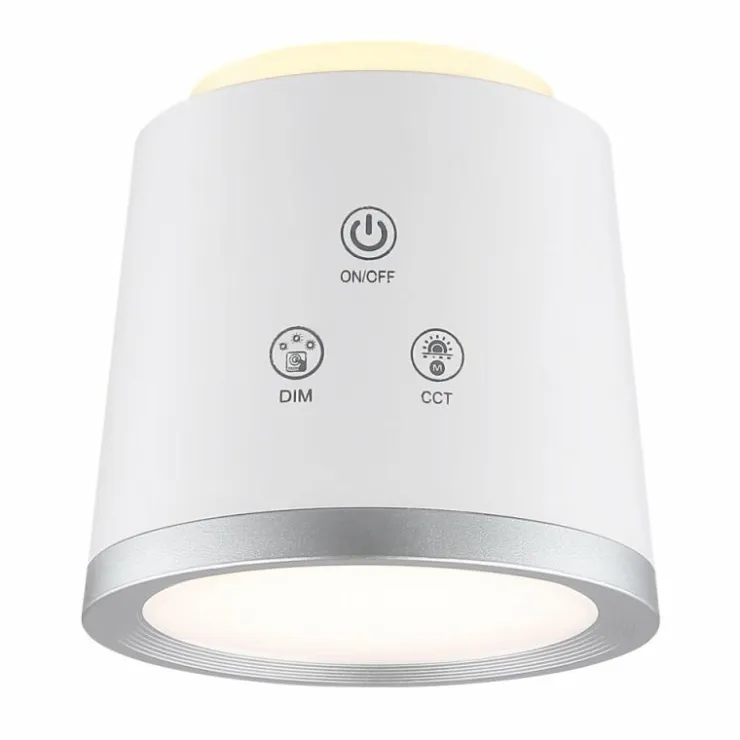 Luminaires Globo Lighting Éclairage Led|Meeya Lampe à poser LED Blanc, 1 lumière
