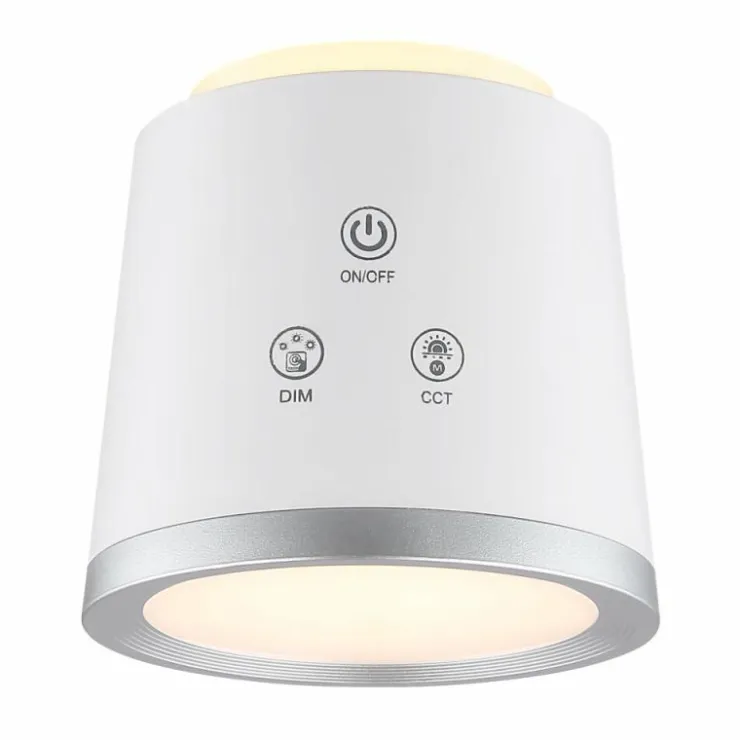 Luminaires Globo Lighting Éclairage Led|Meeya Lampe à poser LED Blanc, 1 lumière