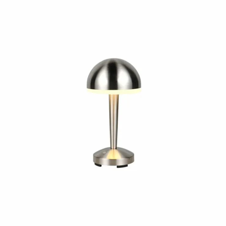 Luminaires Reality Éclairage Led|Mendorez Lampe à poser LED Nickel mat, 1 lumière