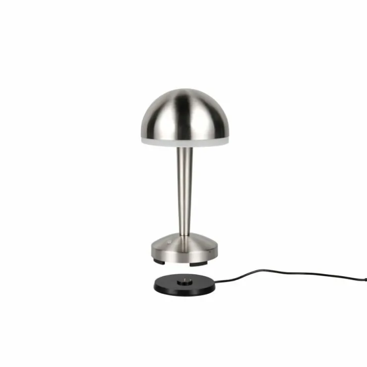 Luminaires Reality Éclairage Led|Mendorez Lampe à poser LED Nickel mat, 1 lumière