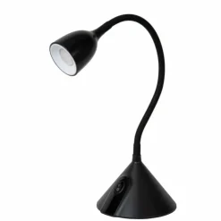 Luminaires Lucide Lampes À Poser|MILO Lampe de bureau LED Noir, 1 lumière