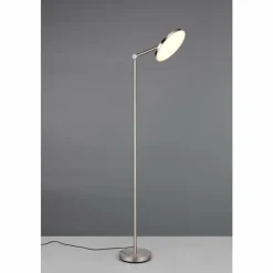 Luminaires Reality Lampadaires Et Lampes Sur Pied|Mondello Lampadaire LED Nickel mat, 1 lumière