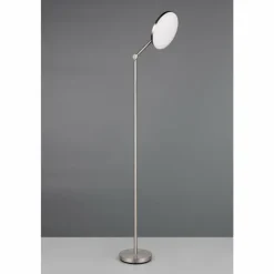 Luminaires Reality Lampadaires Et Lampes Sur Pied|Mondello Lampadaire LED Nickel mat, 1 lumière