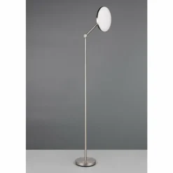 Luminaires Reality Lampadaires Et Lampes Sur Pied|Mondello Lampadaire LED Nickel mat, 1 lumière