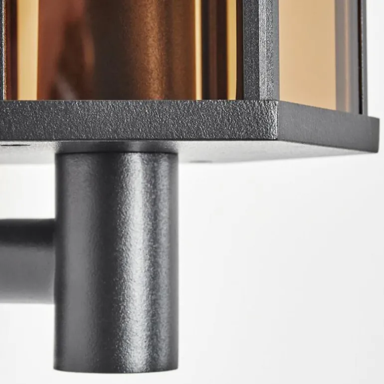 Monfanim Lampe murale d´extérieur Noir, 1 lumière