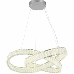 Luminaires Globo Lighting Éclairage Led|Mucky Suspension LED Chrome, 1 lumière, Télécommandes