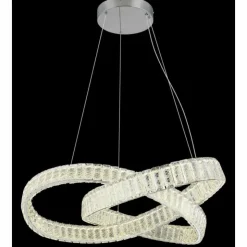 Luminaires Globo Lighting Éclairage Led|Mucky Suspension LED Chrome, 1 lumière, Télécommandes