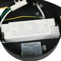Luminaires Steinhauer Éclairage Led|Mykty Plafonnier LED Noir, 1 lumière