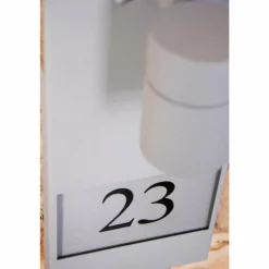 Numéro d'adresse éclairé Konstsmide MODENA Gris, 1 lumière