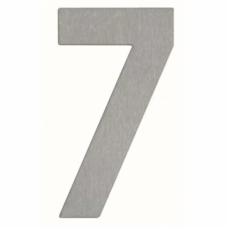 Numéros de maison 7 Albert 927 Acier inoxydable