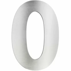 Numéros de maison LCD 0 Acier inoxydable