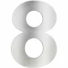 Numéros de maison LCD 8 Acier inoxydable