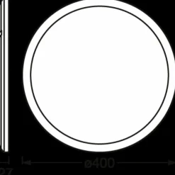 Luminaires Ledvance Éclairage Led|ORBIS Applique murale / Plafonnier LED Blanc, 1 lumière