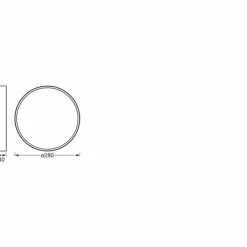 Luminaires Ledvance Éclairage Led|Orbis Plafonnier LED Noir, 1 lumière