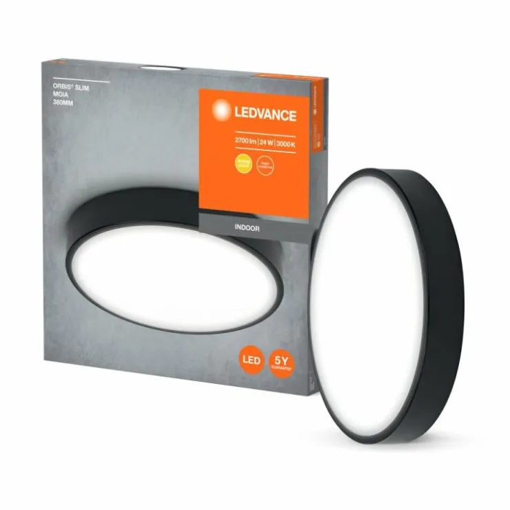 Luminaires Ledvance Éclairage Led|Orbis Plafonnier LED Noir, 1 lumière