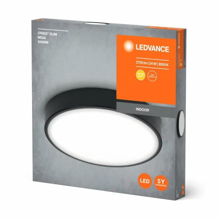 Luminaires Ledvance Éclairage Led|Orbis Plafonnier LED Noir, 1 lumière