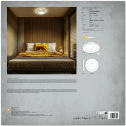 Luminaires Ledvance Éclairage Led|Orbis Plafonnier LED Blanc, 1 lumière
