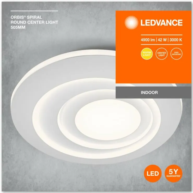 Luminaires Ledvance Éclairage Led|Orbis Plafonnier LED Blanc, 1 lumière