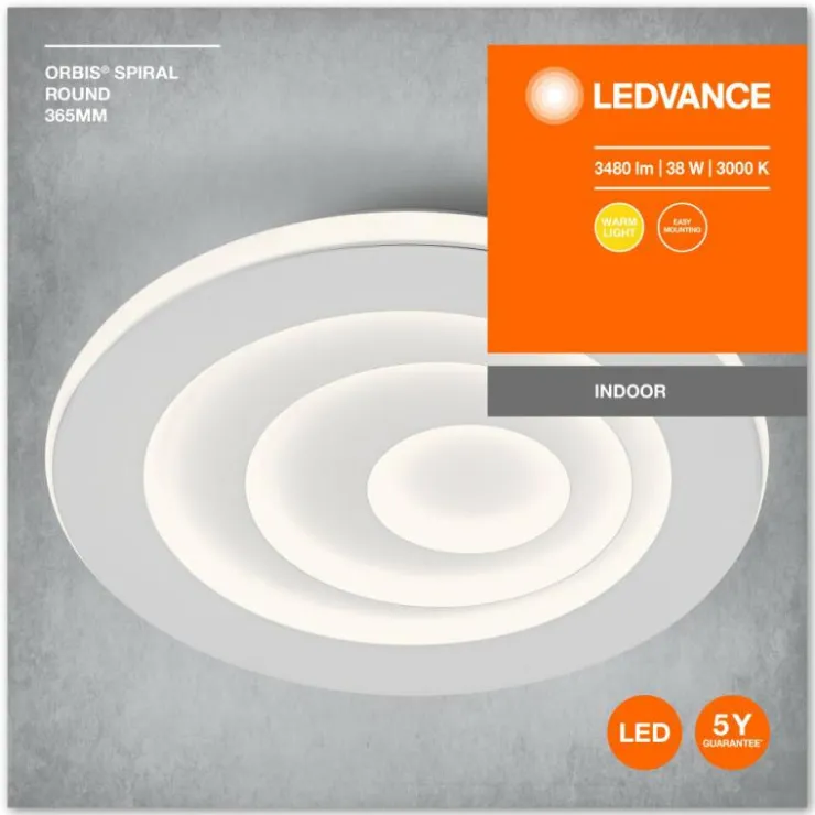 Luminaires Ledvance Éclairage Led|Orbis Plafonnier LED Blanc, 1 lumière