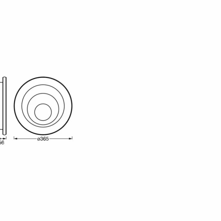 Luminaires Ledvance Éclairage Led|Orbis Plafonnier LED Blanc, 1 lumière