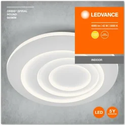 Luminaires Ledvance Éclairage Led|Orbis Plafonnier LED Blanc, 1 lumière
