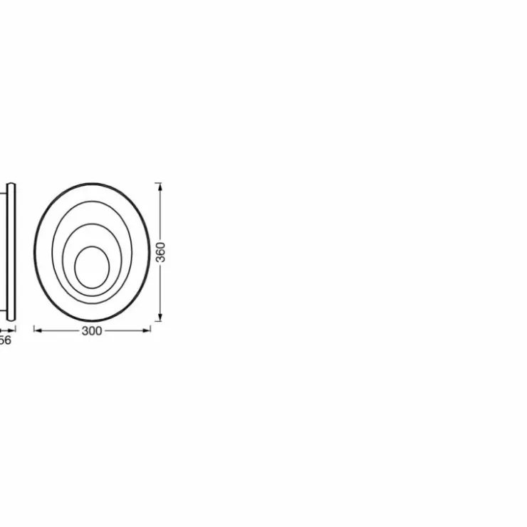 Luminaires Ledvance Éclairage Led|Orbis Plafonnier LED Blanc, 1 lumière