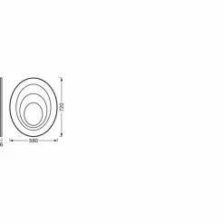 Luminaires Ledvance Éclairage Led|Orbis Plafonnier LED Blanc, 1 lumière