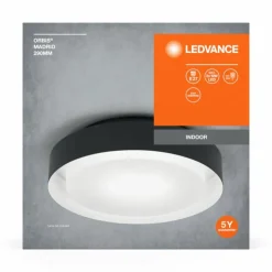 Luminaires Ledvance Plafonniers|Orbis Plafonnier Noir, Blanc, 2 lumières