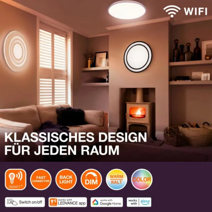 Luminaires Ledvance Plafonniers|Orbis Plafonnier Blanc, 3 lumières