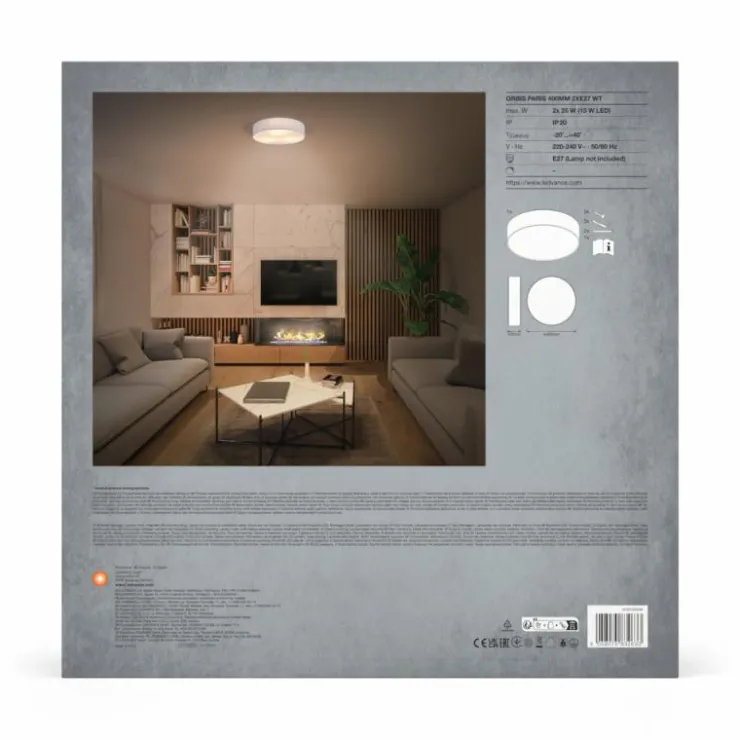 Luminaires Ledvance Plafonniers|Orbis Plafonnier Blanc, 3 lumières