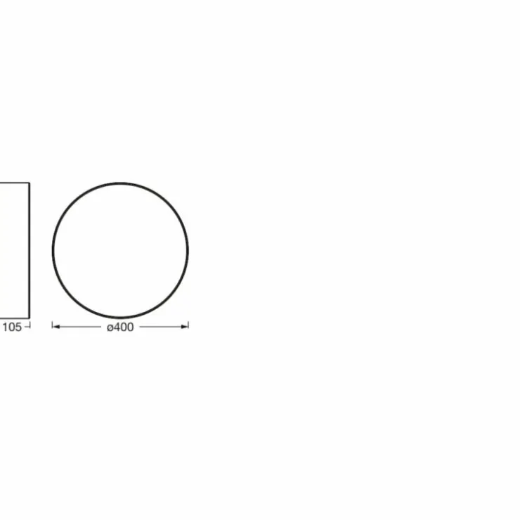 Luminaires Ledvance Plafonniers|Orbis Plafonnier Blanc, 3 lumières