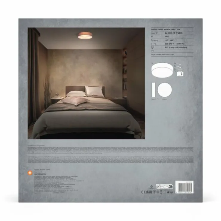 Luminaires Ledvance Plafonniers|Orbis Plafonnier Brun, 3 lumières