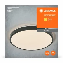 Luminaires Ledvance Éclairage Led|Orbis Plafonnier LED Noir, 1 lumière