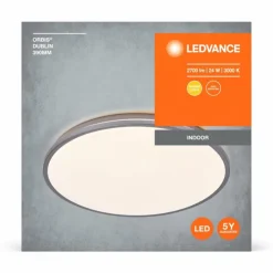 Luminaires Ledvance Éclairage Led|Orbis Plafonnier LED Argenté, 1 lumière