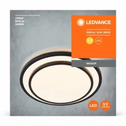 Luminaires Ledvance Éclairage Led|Orbis Plafonnier LED Noir, 1 lumière