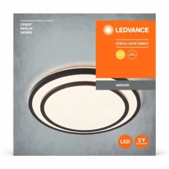Luminaires Ledvance Éclairage Led|Orbis Plafonnier LED Noir, 1 lumière