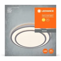 Luminaires Ledvance Éclairage Led|Orbis Plafonnier LED Argenté, 1 lumière