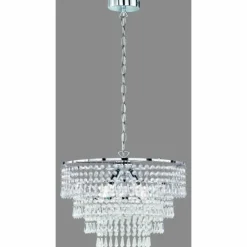 Luminaires Reality Suspensions|ORIENT Suspension Chrome, 3 lumières
