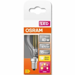 OSRAM CLASSIC P LED E14 4 watt 2700 kelvin 470 lumen