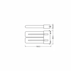 OSRAM DULUX 2G10 12 Watt 4000 Kelvin 1500 Lumen