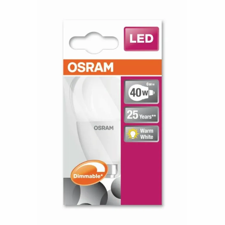 Osram LED E14 5,3 Watt 2700 Kelvin 470 Lumen