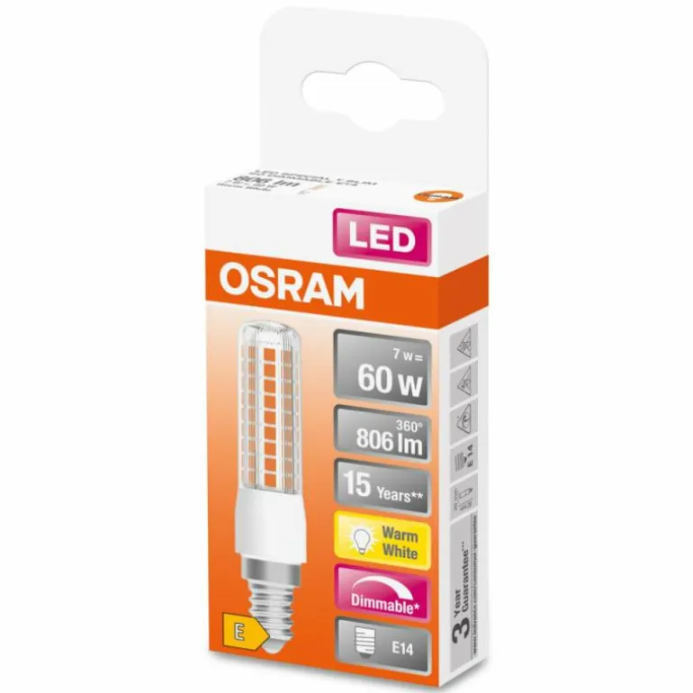 OSRAM LED E14 7 Watt 2700 Kelvin 806 Lumen