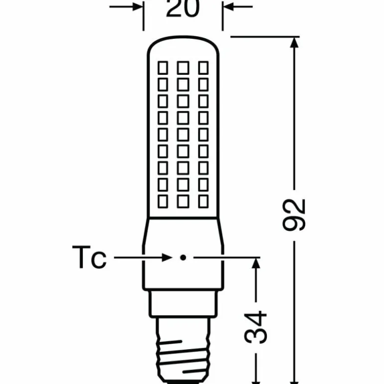 OSRAM LED E14 7 Watt 2700 Kelvin 806 Lumen