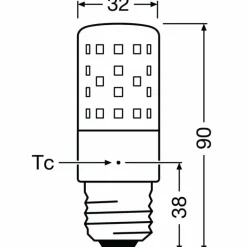 OSRAM LED E27 7,3 Watt 2700 Kelvin 806 Lumen
